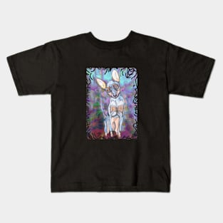 Psychedelic Miniature Pinscher Kids T-Shirt